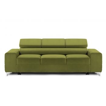 Canapea Extensibilă 3 locuri TIME NEW, cu tetiere reglabile, cu suport lombar, 255x97x94 cm