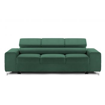 Canapea Extensibilă 3 locuri TIME NEW, cu tetiere reglabile, cu suport lombar, 255x97x94 cm
