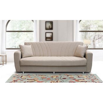 Canapea extensibila Belgin 3 locuri cu Lada de Depozitare, 210 x 75 x 80 cm
