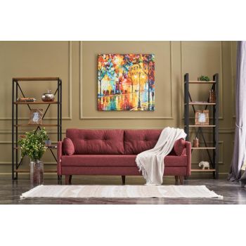 Canapea extensibila cu 3 locuri Bruyne, 206 x 80 x 80 cm