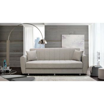 Canapea extensibila Jallo 3 locuri cu Lada de Depozitare, 210 x 75 x 80 cm