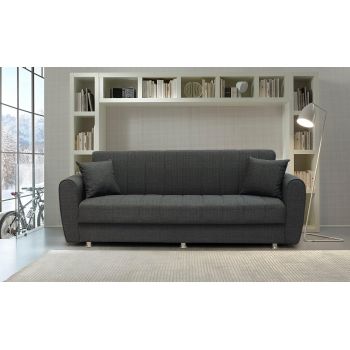 Canapea extensibila Jallo 3 locuri cu Lada de Depozitare, 210 x 75 x 80 cm
