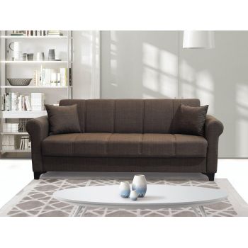 Canapea extensibila Roche 3 locuri cu Lada de Depozitare, 210 x 75 x 80 cm