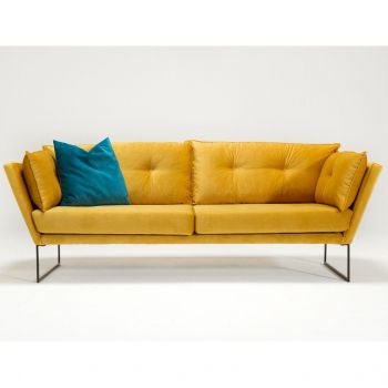 Canapea Fixa cu 3 Locuri Meke, 212 x 88 x 82 cm