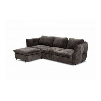 Coltar Extensibil Ballo PR1, 262x189x86 cm, Gri Antracit