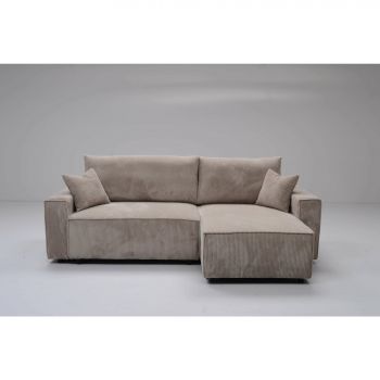 Coltar Extensibil Fausto, 240x150x89 cm, Stofa Beige