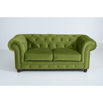 Canapea cu 2 locuri Max Winzer Orleans Velvet, verde