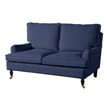 Canapea cu 2 locuri Max Winzer Passion, albastru închis fixa