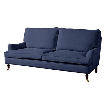 Canapea cu 3 locuri Max Winzer Passion, albastru închis