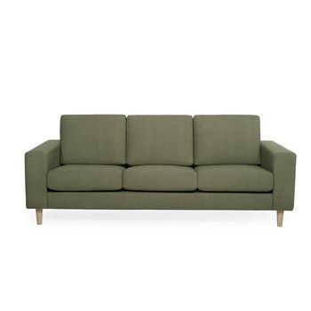 Canapea cu 3 locuri Scandic Focus, verde