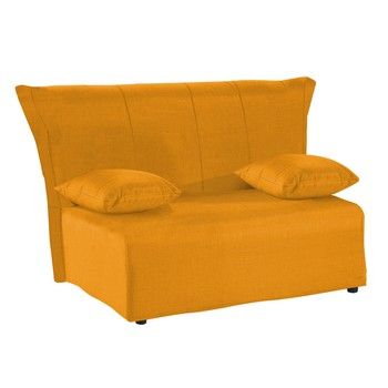 Canapea extensibilă cu 2 locuri 13Casa Cedro, galben fixa