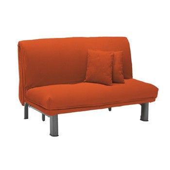 Canapea extensibilă cu 2 locuri 13Casa Furios, portocaliu fixa