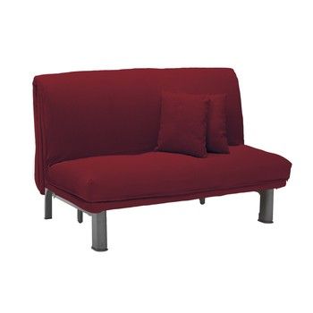 Canapea extensibilă cu 2 locuri 13Casa Furios, roșu