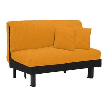 Canapea extensibilă cu 2 locuri 13Casa Lillo, galben fixa