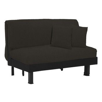 Canapea extensibilă cu 2 locuri 13Casa Lillo, negru
