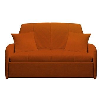 Canapea extensibilă cu 2 locuri 13Casa Paul, portocaliu fixa