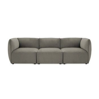 Canapea modulară cu 3 locuri Vivonita Velvet Cube, gri Canapea modulară cu 3 locuri Vivonita Velvet Cube, gri