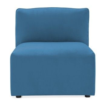 Modul de mijloc pentru canapea Vivonita Velvet Cube, albastru Modul de mijloc pentru canapea Vivonita Velvet Cube, albastru