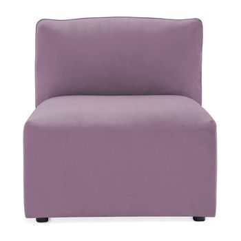 Modul de mijloc pentru canapea Vivonita Velvet Cube, mov lila Modul de mijloc pentru canapea Vivonita Velvet Cube, mov lila