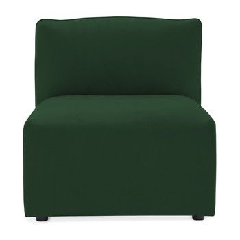 Modul de mijloc pentru canapea Vivonita Velvet Cube, verde smarald Modul de mijloc pentru canapea Vivonita Velvet Cube, verde smarald