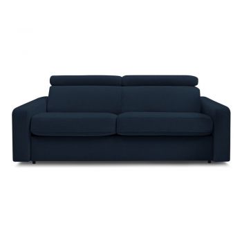Canapea albastru-închis extensibilă 215 cm Monaco – Bobochic Paris