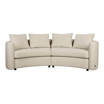 Canapea crem 228 cm Fernon – Dutchbone