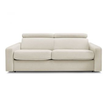 Canapea crem extensibilă 215 cm Monaco – Bobochic Paris