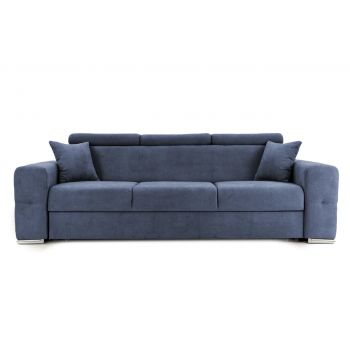 Canapea Extensibilă 3 locuri BELLAGIO, cu tetiere reglabile, 242x95x99 cm