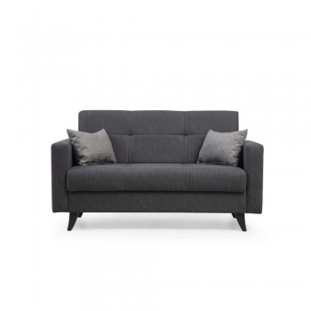 Canapea extensibilă cu 2 locuri Polya cu Lada de Depozitare 151 x 86 x 75 cm