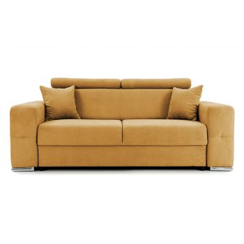 Canapea Fixă 2 locuri BELLAGIO, cu tetiere reglabile, 205x100x100 cm