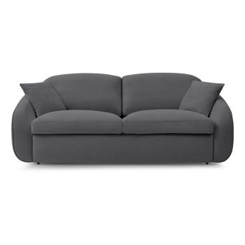 Canapea gri închis extensibilă 235 cm Cezanne – Bobochic Paris Canapea gri închis extensibilă 235 cm Cezanne – Bobochic Paris