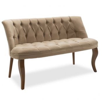 Canapea Loreta 2 Locuri Bej 123x65x73 cm Canapea Loreta 2 Locuri Bej 123x65x73 cm