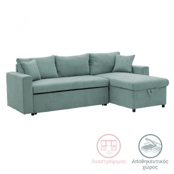 Colțar extensibil reversibil Lilian textil 225x148x81 cm