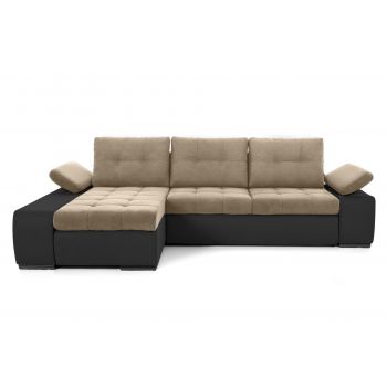 Colțar Extensibil VENETIA, cu ladă de depozitare, variante stânga/dreapta 290x170x80 cm