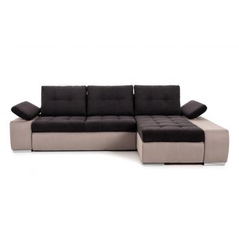 Colțar Extensibil VENETIA, cu ladă de depozitare, variante stânga/dreapta 290x170x80 cm