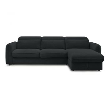 Colțar negru extensibil (cu colț variabil) Achille – Bobochic Paris Colțar negru extensibil (cu colț variabil) Achille – Bobochic Paris