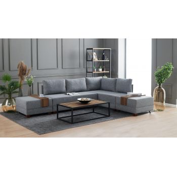 Coltar Extensibil  Liones Dreapta, 210 x 80 x 280 cm