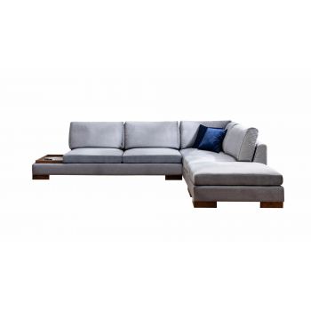 Coltar Lodi  Corner Dreapta cu Taburet, 313 x 197 x 97 cm