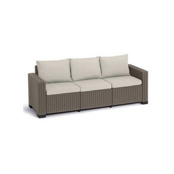 Canapea de gradina bej California, Keter