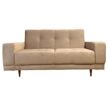 Canapea Fixa Fredie, 2 locuri, 155x83x85cm, Amore 25 Beige, Glasspandoor