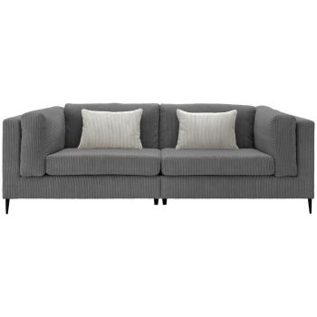 CANAPEA CU 3 LOCURI textil gri CANAPEA CU 3 LOCURI textil gri