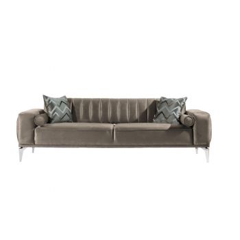 CANAPEA CU 3 LOCURI textil taupe CANAPEA CU 3 LOCURI textil taupe