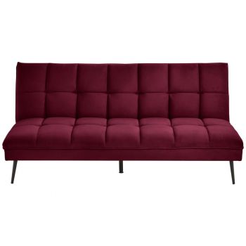 CANAPEA EXTENSIBILĂ textil bordo