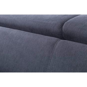CANAPEA EXTENSIBILĂ textil gri-albăstrui