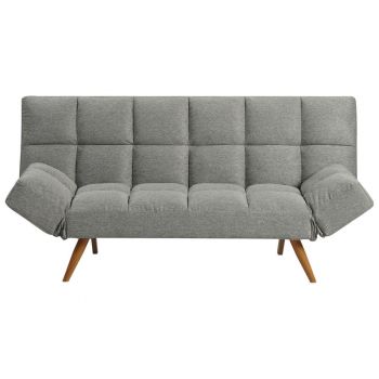 CANAPEA EXTENSIBILĂ textil gri deschis ieftina