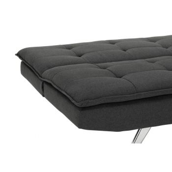 CANAPEA EXTENSIBILĂ textil gri închis