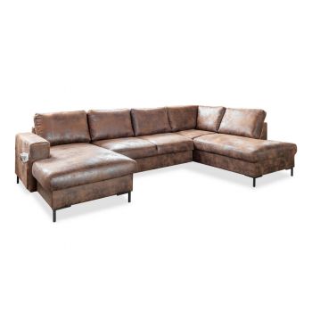 CANAPEA MODULARĂ textil maro CANAPEA MODULARĂ textil maro