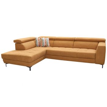 COLȚAR CU SEZUT ELECTRIC textil galben