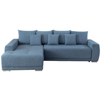 COLȚAR EXTENSIBIL textil albastru