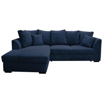 COLȚAR EXTENSIBIL textil albastru închis
